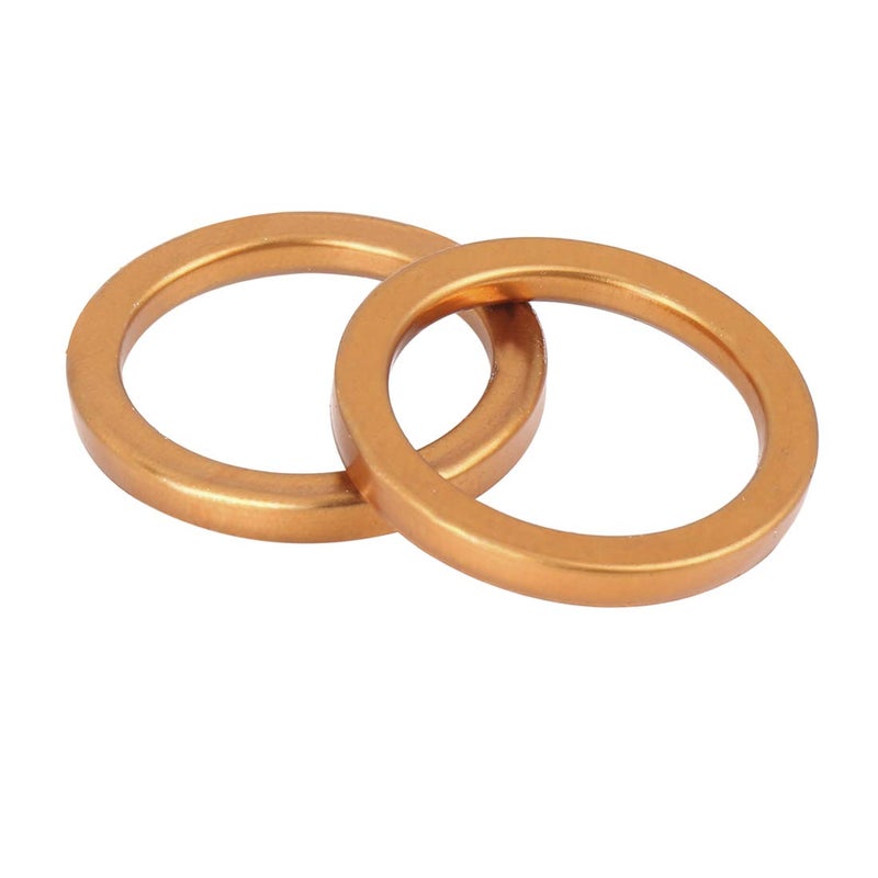 F FIERCE CYCLE 10pcs 30mm ID 40mm OD Motorcycle Exhaust Muffler Pipe Gasket Copper Tone for Honda CG125 - Image 5